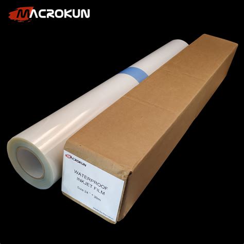 Factory Wholesale Waterproof Milky Pet Waterproof Inkjet Film