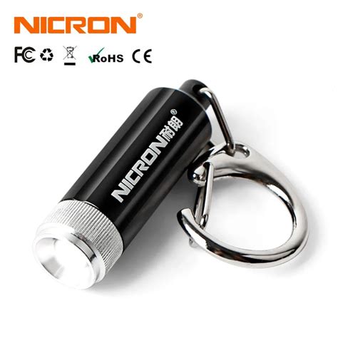 Nicron 10lm 50cd Waterproof Super Mini Micro Key Chain Led Flashlight