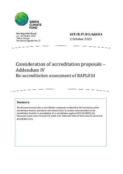 Gcfb3703add04 Consideration Of Accreditation Proposals