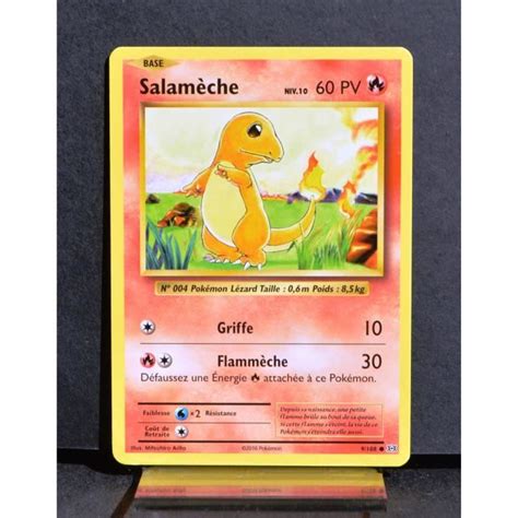 Carte Pokémon 9 108 Salamèche Niv 10 60 PV XY Évolutions NEUF FR