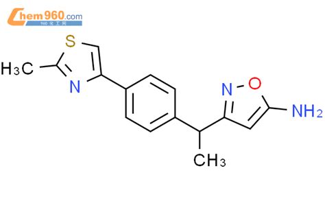 150335 08 3 5 Isoxazolamine 3 1 4 2 Methyl 4 Thiazolyl Phenyl Ethyl