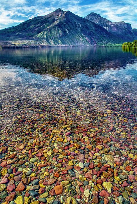 Lake Mcdonald Rocks Photograph By James Zebrack Fine Art America