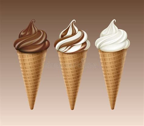 Soft Serve Ice Cream Cone Stock Illustrations 5559 Soft Serve Ice