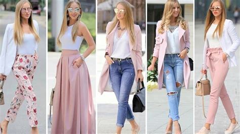 Outfits Color Rosa Palo Como Combinar Prendas Color Rosa Palo Looks