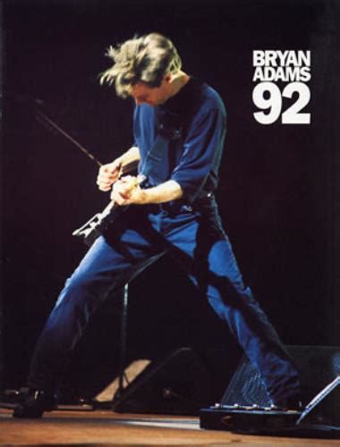 Bryan Adams Bryan Adams 1992 Uk Tour Programme 47088