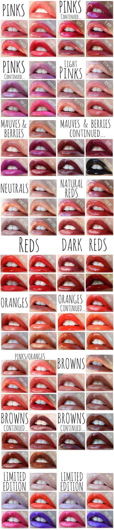 Lipsense Gloss Chart A Visual Reference Of Charts Chart Master