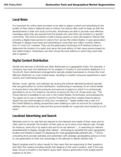 Geographical Market Segmentation - 9+ Examples, Format, Pdf