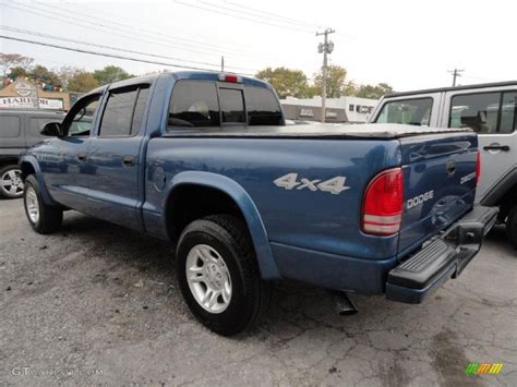 2004 Atlantic Blue Pearl Dodge Dakota Sport Quad Cab 4x4 38475259 Photo 4 Car