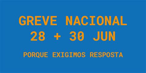 Greve Nacional 28 E 30 Junho SEP