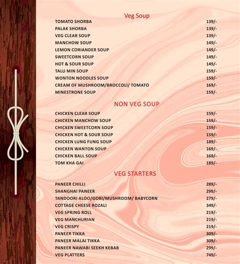 Menu of The Mint Leaf Kitchen & Bar, Ghansoli, Mumbai | Dineout