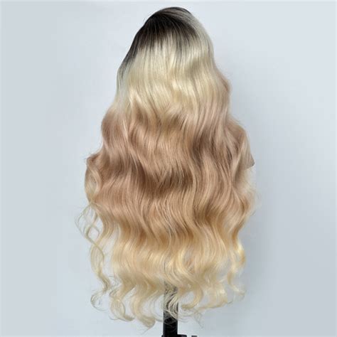 Balayage Blonde Ombre Body Wave Lace Front Wig Yolissa Hair Yolissa Hair