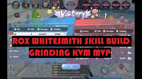 Rox Whitesmith Skill Build Grinding Kvm Mvp Pvp Pve Ragnarok X Next