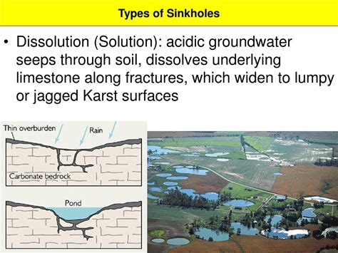 PPT - Natural Hazards and Disasters Chapter 9 Sinkholes, Land ...