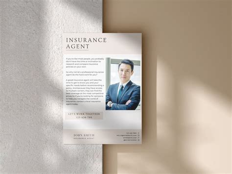 Insurance Broker Introduction Flyer Template Mortgage Agent Etsy