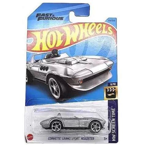 Carrinho Miniatura Hot Wheels Corvette Grand Sport Roadster Velozes E