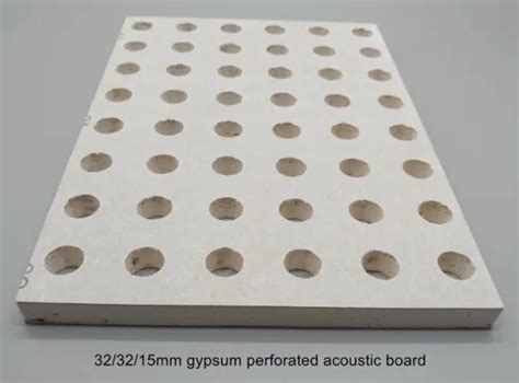 Gypsum Perforated Acoustic Board For Seamless Acoustical Ceiling And