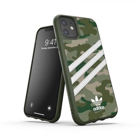 Adidas iPhone 11 Deksel OR Moulded Case Camo FW19 Raw Green Elkjøp