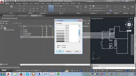 Autocad Demo Creating And Using Layers Youtube