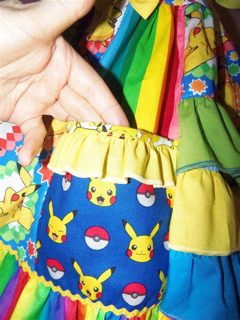 Pikachu Girls Pokemon Dress Pokemon Birthday Party Pokemon - Etsy