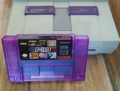 Cartucho Fita Multi Jogos Para Super Nintendo Snes Mercado Livre