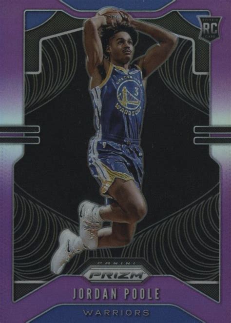 Jordan Poole 2019 Select Courtside Zebra 229 Price Guide Sports Card