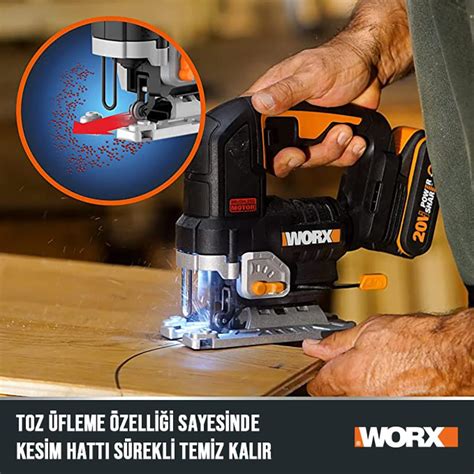 Worx Wx Volt Ah Li Ion Tek Ak L Profesyonel K M Rs Z Arjl