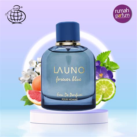 Jual Parfum Pria Fragrance World La Uno Forever Blue Pour Homme Ml