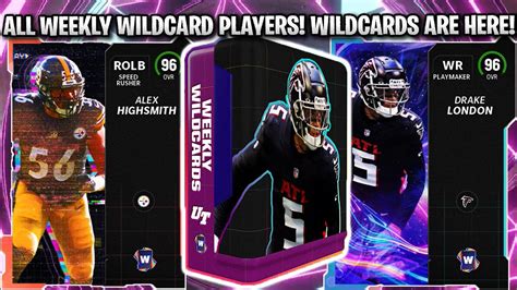 All Weekly Wildcard Players Drake London Ltd Hodgins And More