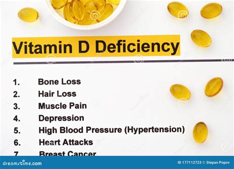 Vitamin D Deficiency stock image. Image of medicine - 177112723