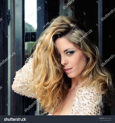Portrait Sexy Blonde Woman Model Fashion Stock Photo Shutterstock