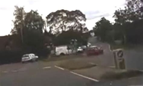 Terrifying Moment Reckless Driver Goes Wrong Way Around A Roundabout