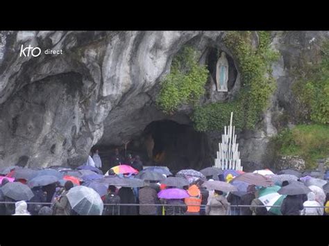 Chapelet du 12 avril 2023 à Lourdes KTOTV