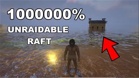 1000000 Unraidable Pvp Raft Base Ark Survival Evolved Build Tutorial Youtube