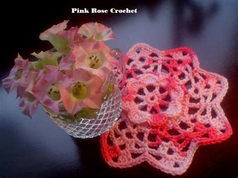 Pink Rose Crochet