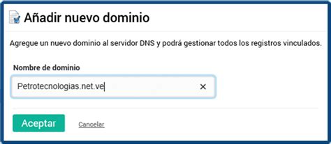 Tecnologías Petroleras Como configurar un dominio personalizado