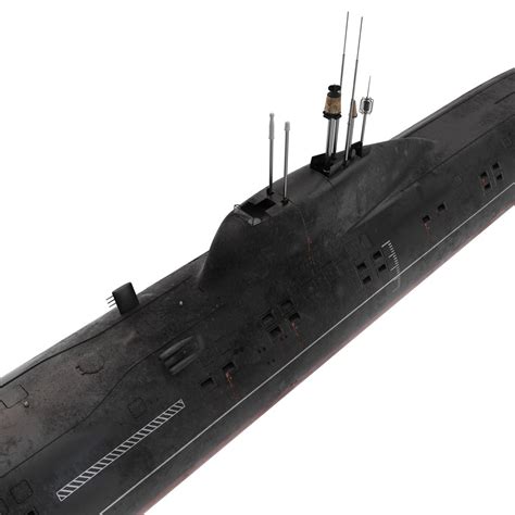 Akula Class Submarine 3D Model $149 - .3ds .c4d .obj .ma .max - Free3D