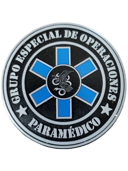 Policía Nacional GEO Grupo Especial de Operaciones Paramédico parche