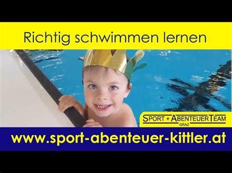 Richtig schwimmen lernen Schwimmkurse für Anfänger YouTube Sport