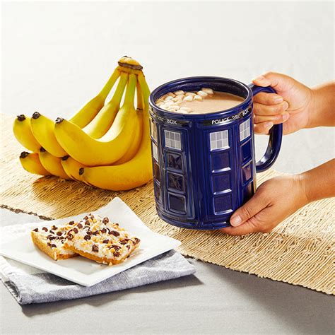 Giant Doctor Who TARDIS Mug - GeekAlerts