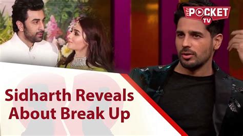 Sidharth Malhotra Finally Opens Up On Breakup With Alia Bhatt Link Up