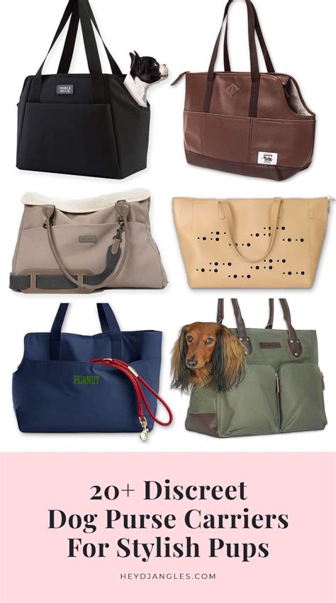 Dog Purses For Stylish Puppies With Text Overlay That Reads 20