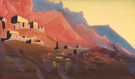 Ladakh Sunset 1933 Nicholas Roerich