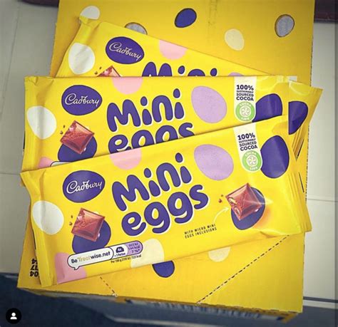 New Cadbury Mini Eggs Bar On Sale Now At B M And Spar Stores