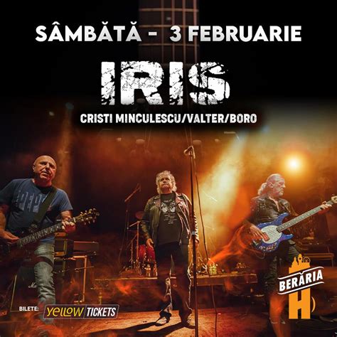 IRIS Cristi Minculescu Valter și Boro în concert București Berăria H