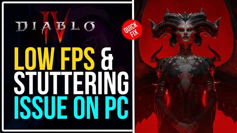 How To FIX Diablo 4 Lag Low FPS Stuttering FPS Drops WORKING FOR