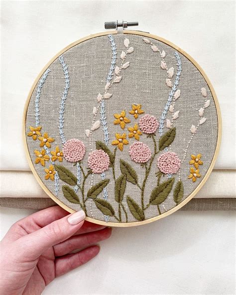 Herbs Hand Embroidery Pattern Embroidery Shops