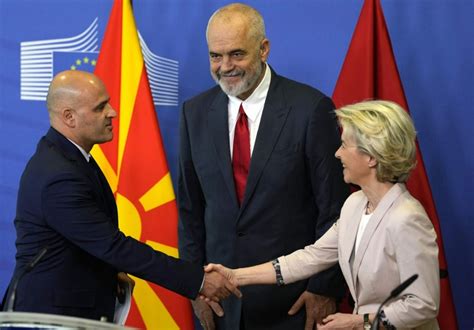 Albania And North Macedonia Start Eu Membership Talks Tvmnewsmt