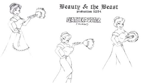 Beauty And The Beast Feather Duster Human