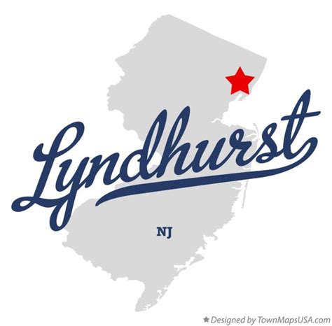 Map of Lyndhurst, NJ, New Jersey