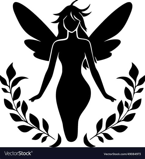 Fairy Minimalist And Simple Silhouette Vector Image